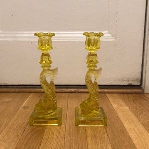 Koi Fish Candlestick Holders Museum of Modern Art